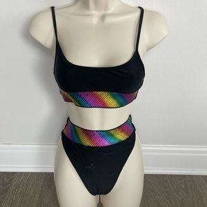 I heart raves black set